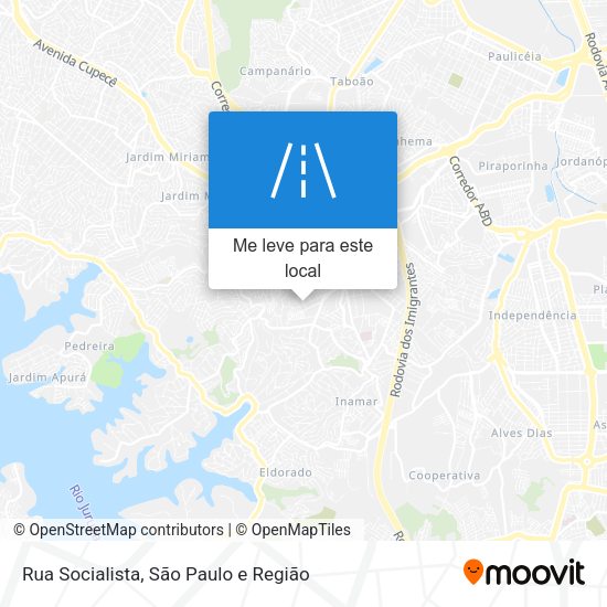 Rua Socialista mapa