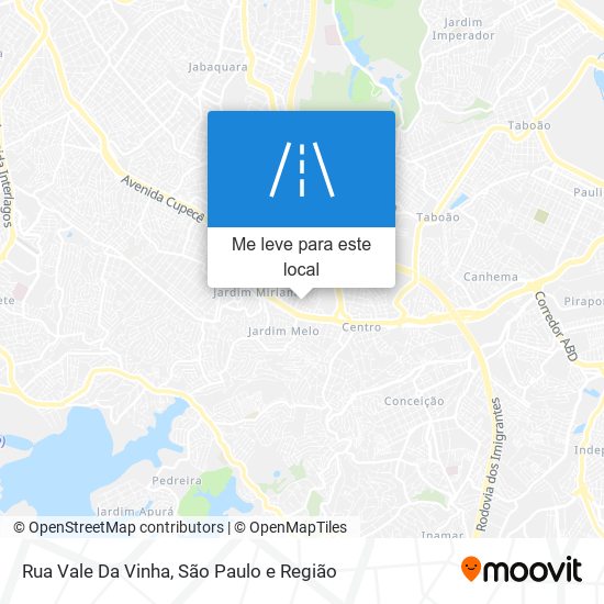 Rua Vale Da Vinha mapa