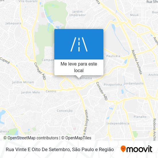 Rua Vinte E Oito De Setembro mapa