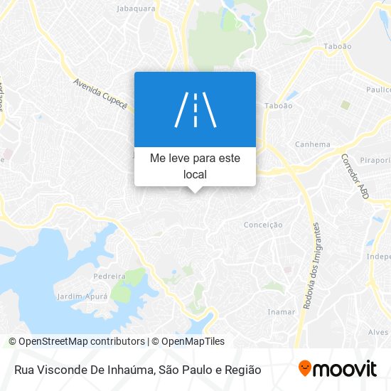 Rua Visconde De Inhaúma mapa