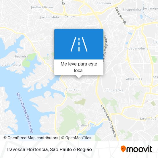 Travessa Hortência mapa