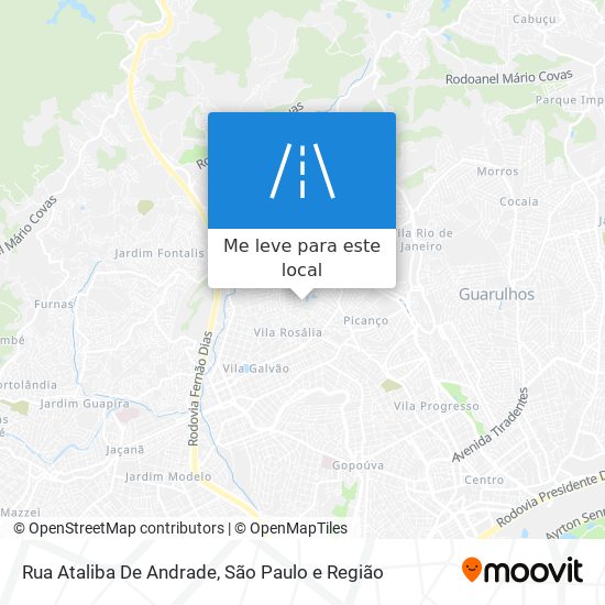 Rua Ataliba De Andrade mapa