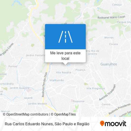 Rua Carlos Eduardo Nunes mapa