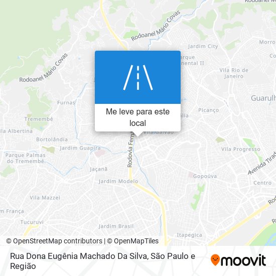 Rua Dona Eugênia Machado Da Silva mapa