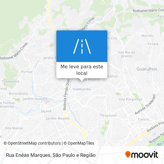 Rua Enéas Marques mapa