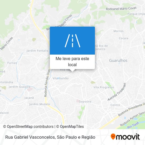 Rua Gabriel Vasconcelos mapa