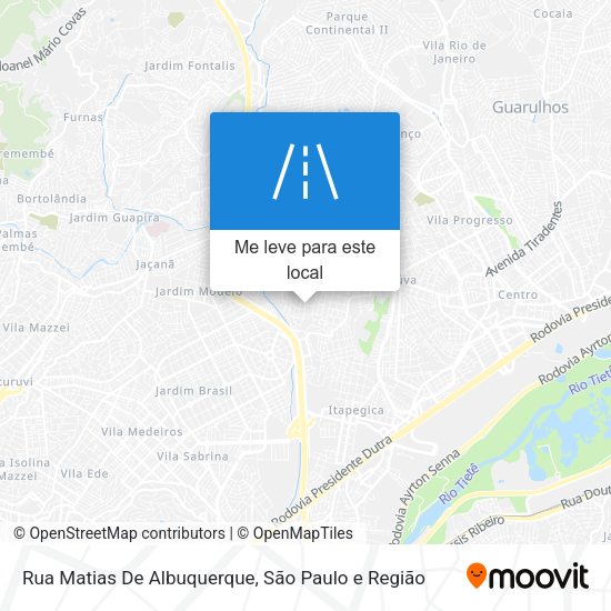 Rua Matias De Albuquerque mapa