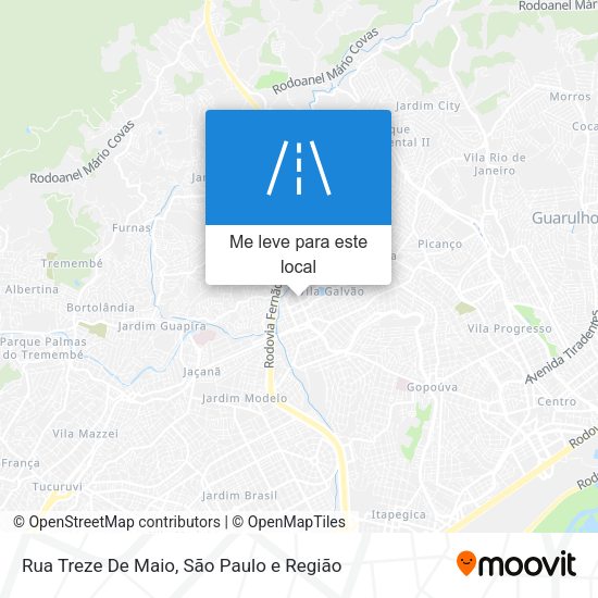 Rua Treze De Maio mapa