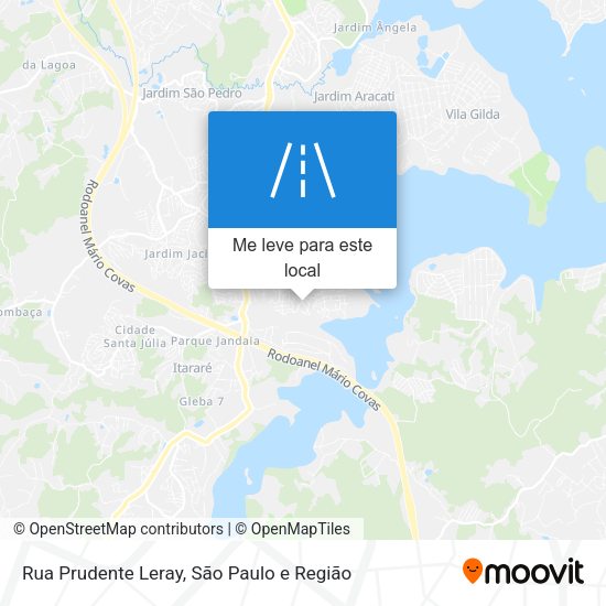Rua Prudente Leray mapa