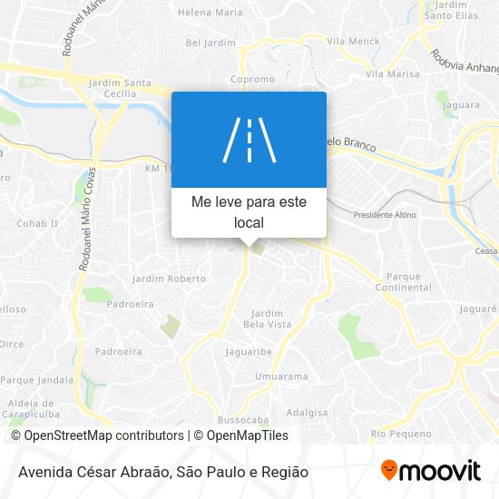 Avenida César Abraão mapa