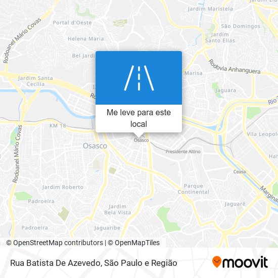 Rua Batista De Azevedo mapa