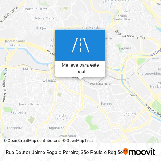 Rua Doutor Jaime Regalo Pereira mapa