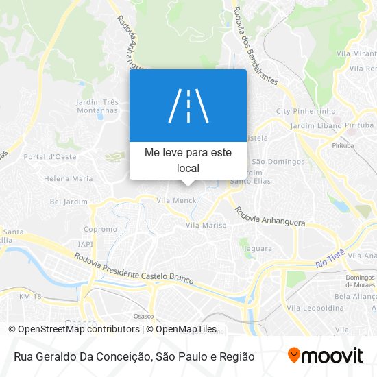 Rua Geraldo Da Conceição mapa