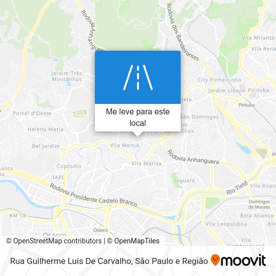 Rua Guilherme Luís De Carvalho mapa