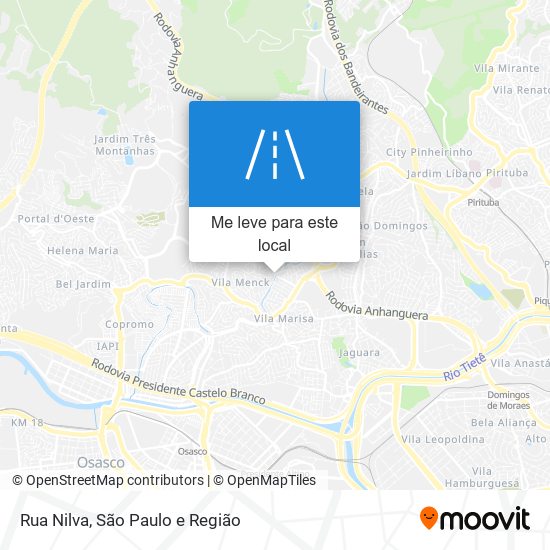 Rua Nilva mapa