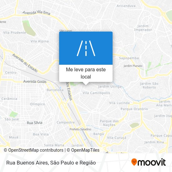 Rua Buenos Aires mapa