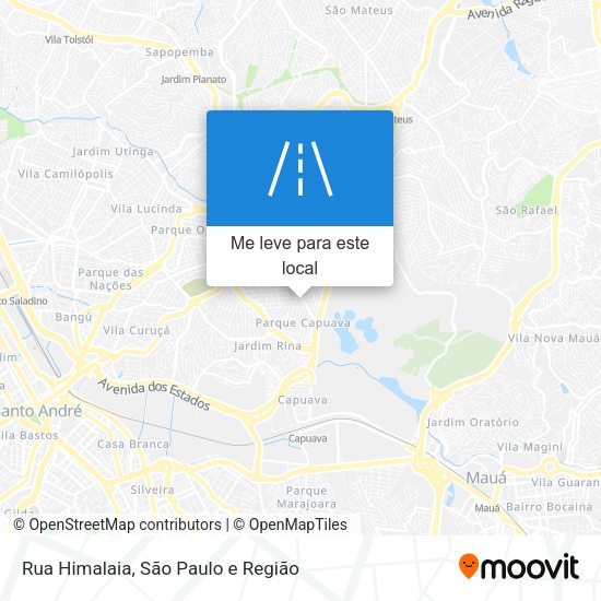 Rua Himalaia mapa