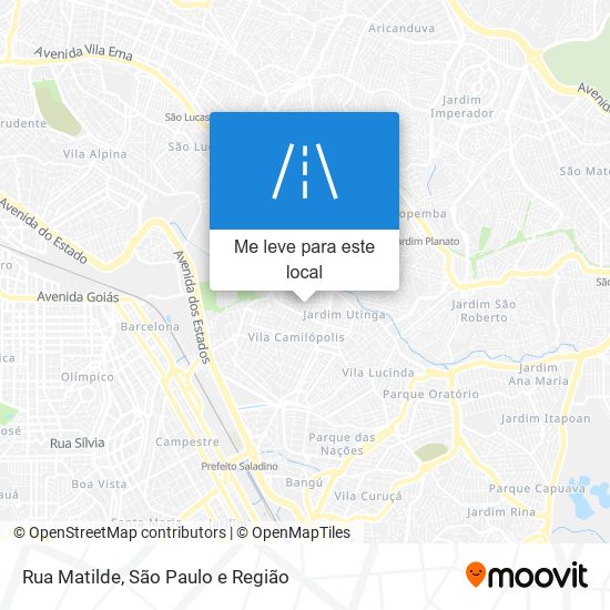 Rua Matilde mapa