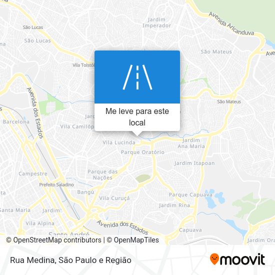 Rua Medina mapa