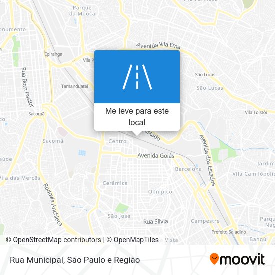 Rua Municipal mapa