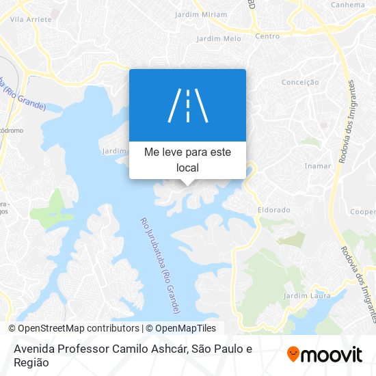 Avenida Professor Camilo Ashcár mapa