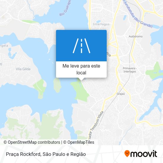 Praça Rockford mapa