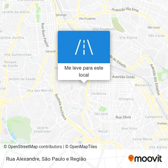 Rua Alexandre mapa