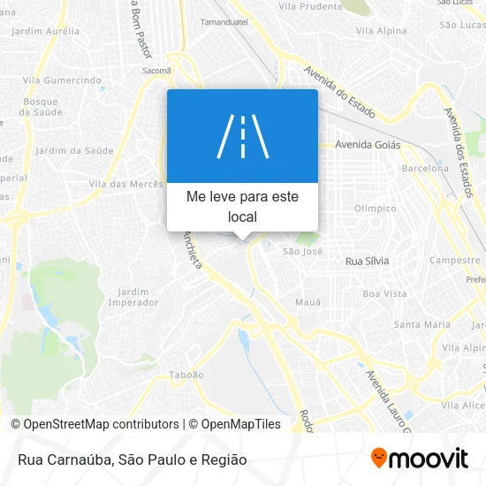 Rua Carnaúba mapa