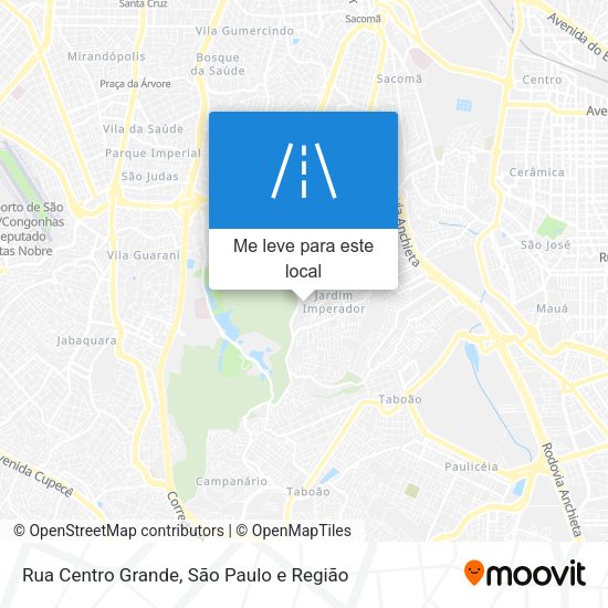 Rua Centro Grande mapa