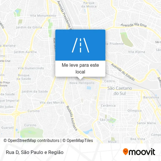 Rua D mapa