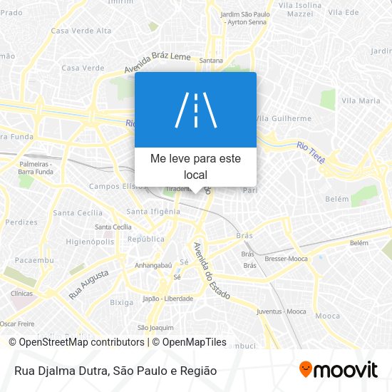 Rua Djalma Dutra mapa