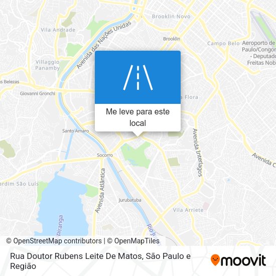 Rua Doutor Rubens Leite De Matos mapa