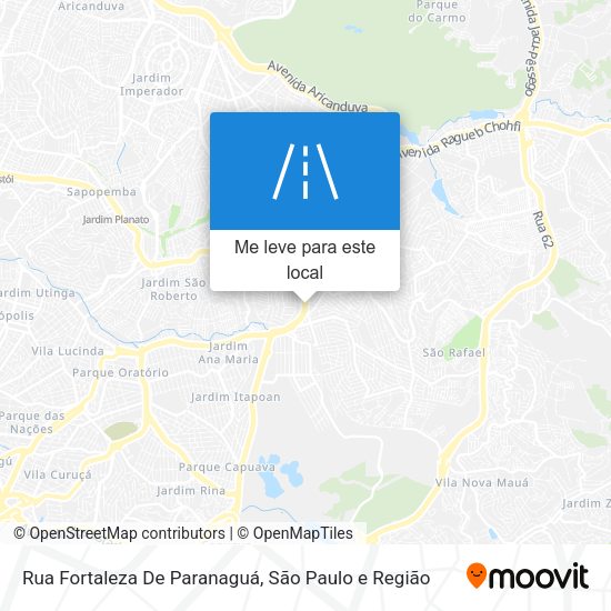 Rua Fortaleza De Paranaguá mapa