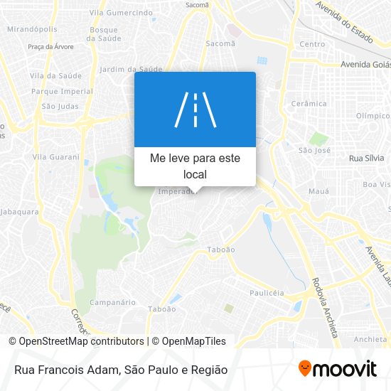 Rua Francois Adam mapa