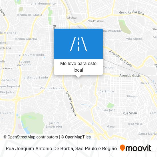 Rua Joaquim Antônio De Borba mapa