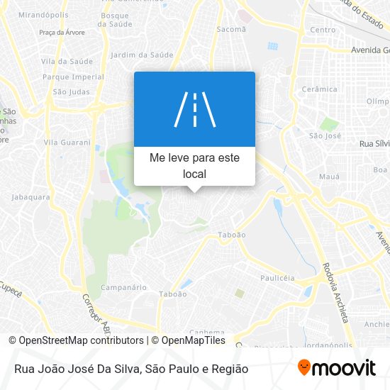 Rua João José Da Silva mapa