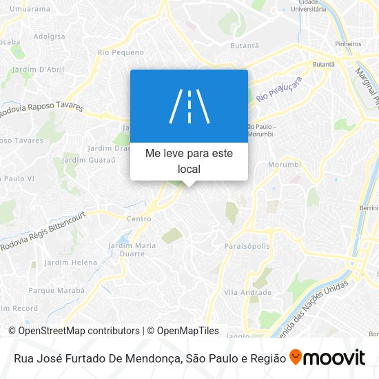 Rua José Furtado De Mendonça mapa