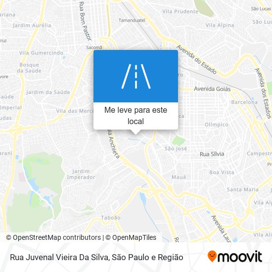 Rua Juvenal Vieira Da Silva mapa