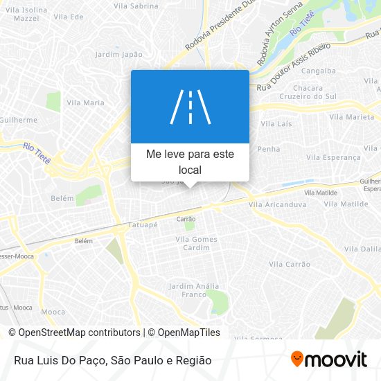 Rua Luis Do Paço mapa