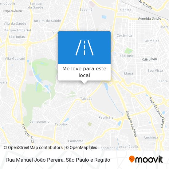 Rua Manuel João Pereira mapa