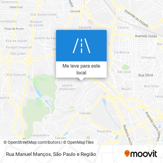 Rua Manuel Manços mapa