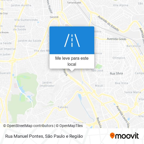 Rua Manuel Pontes mapa