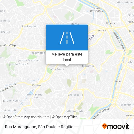 Rua Maranguape mapa