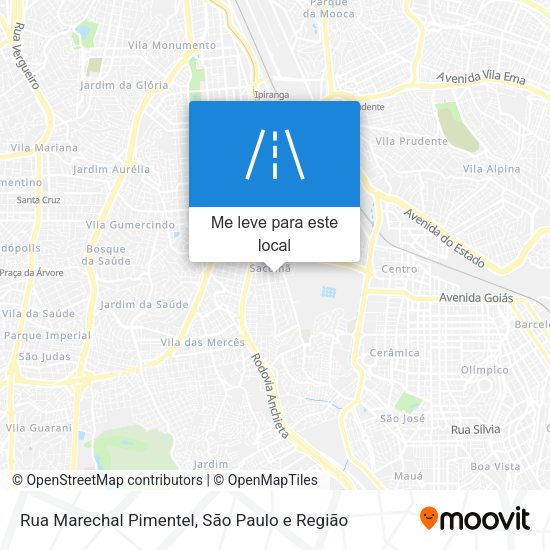 Rua Marechal Pimentel mapa