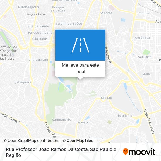 Rua Professor João Ramos Da Costa mapa