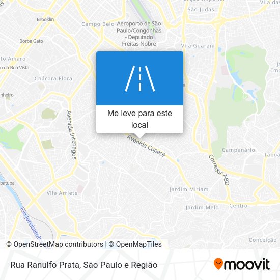 Rua Ranulfo Prata mapa