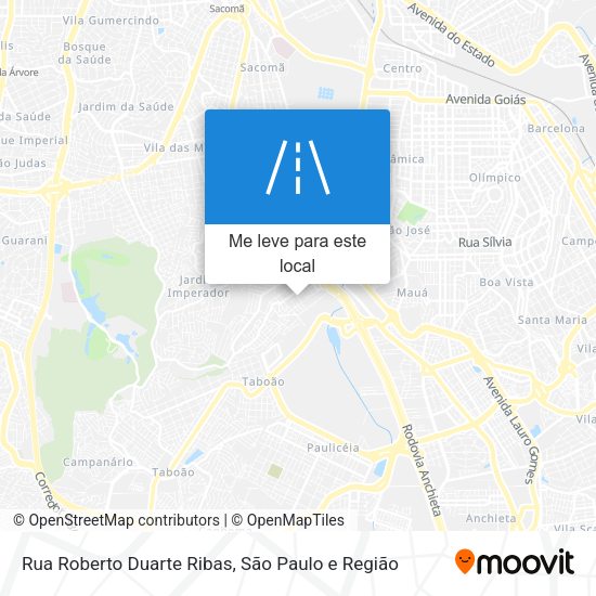 Rua Roberto Duarte Ribas mapa