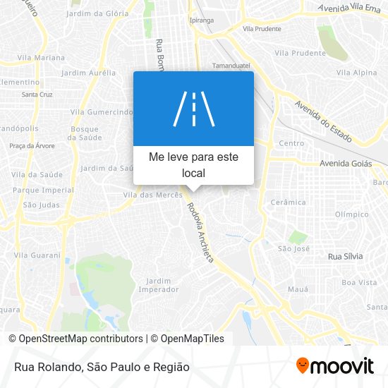 Rua Rolando mapa