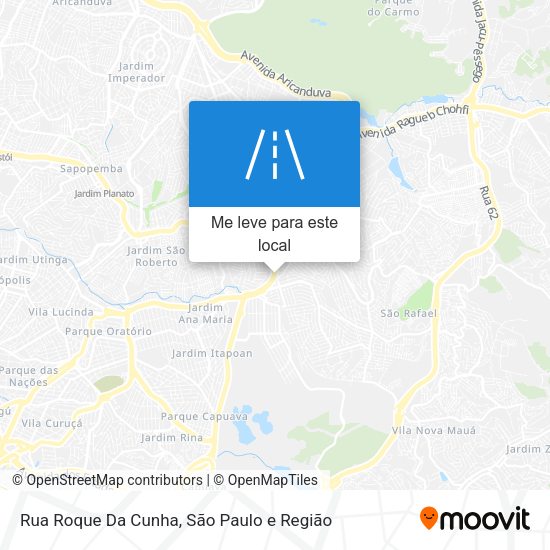 Rua Roque Da Cunha mapa