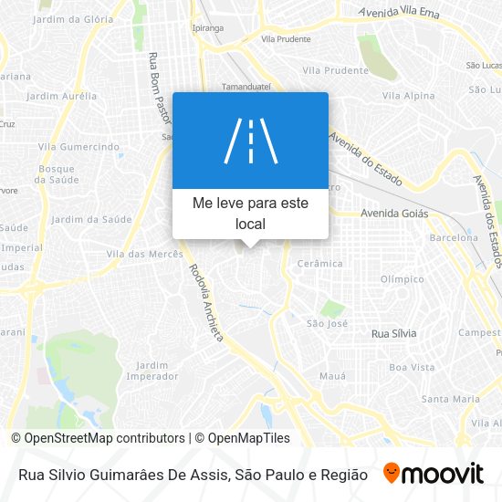 Rua Silvio Guimarâes De Assis mapa